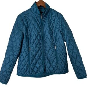 Women's Quilted Jacket - Teal